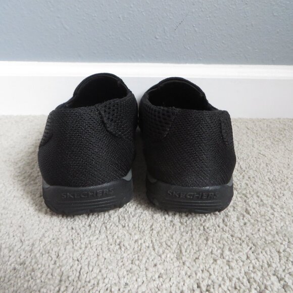 Skechers Womens Reggae Fest Willows Shoes Size 7 Black Slip On #49244 - Picture 4 of 10